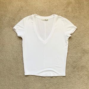 Aritzia | Wilfred Free Cropped V-Neck Tee